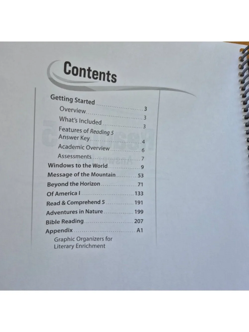 Abeka Reading 5 Answer Key Like New - Picture 2 of 3